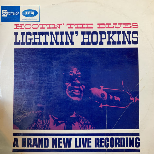 HOPKINS LIGHTNIN'-HOOTIN' THE BLUES LP VG COVER VG