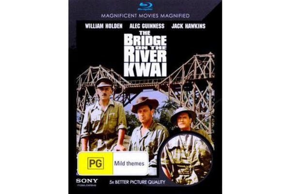 THE BRIDGE ON THE RIVER KWAI BLURAY VG+