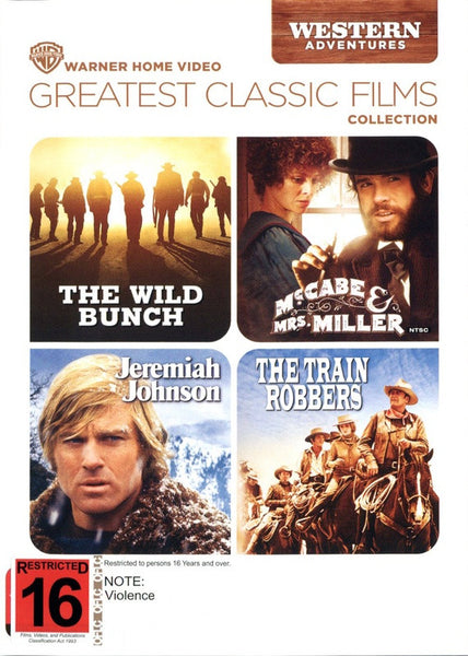 GREATEST CLASSIC WESTERN FILMS 4DVD VG