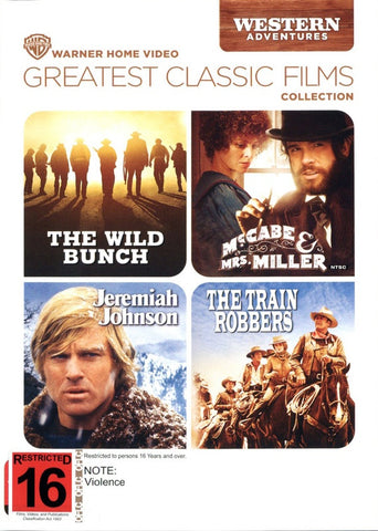 GREATEST CLASSIC WESTERN FILMS 4DVD VG