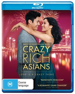 CRAZY RICH ASIANS BLURAY VG+