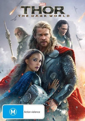 THOR THE DARK WORLD REGION 2 DVD VG+