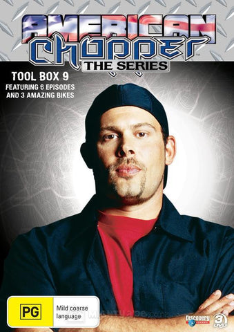 AMERICAN CHOPPER TOOL BOX 9-3DVD BOXSET M