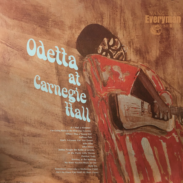 ODETTA-AT CARNEGIE HALL LP VG+ COVER VG+