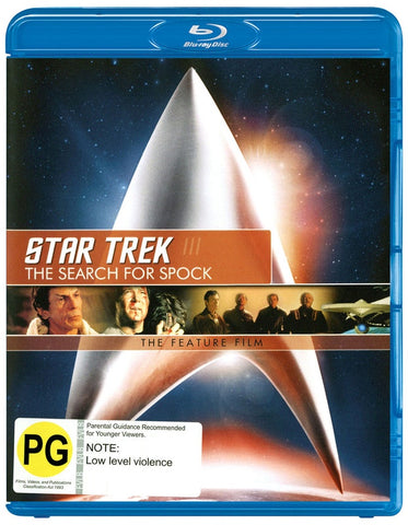 STAR TREK THE SEARCH FOR SPOCK BLURAY VG