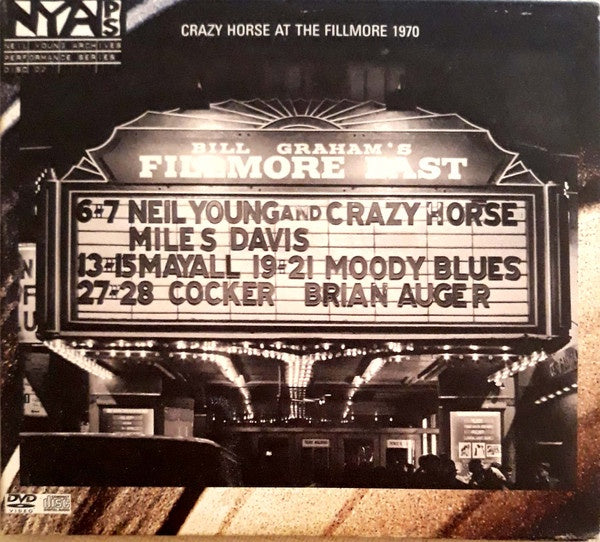 YOUNG NEIL & CRAZY HORSE-LIVE AT THE FILLMORE EAST CD + DVD VG