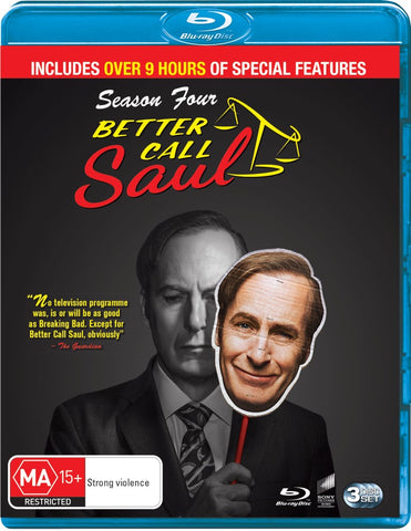 BETTER CALL SAUL SEASON FOUR R13 3BLURAY VG