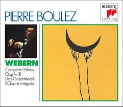 WEBERN-COMPLETE WORKS JULLIARD STRING QUARTET LONDON SYMPHONY ORCHESTRA 3CD VG