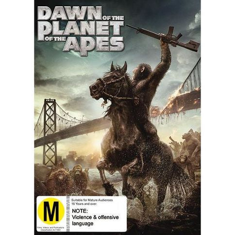 DAWN OF THE PLANET OF THE APES DVD VG