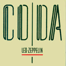 LED ZEPPELIN-CODA LP VG+  COVER VG+