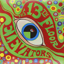 13TH FLOOR ELEVATORS-PSYCHEDELIC SOUNDS OF GREEN MARBLED VINYL LP NM COVER EX