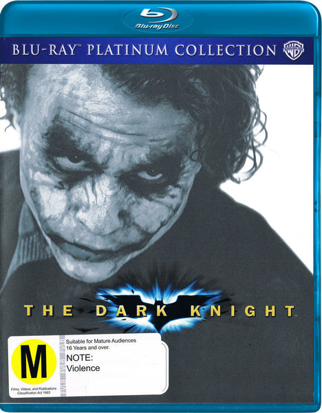 DARK KNIGHT BLURAY 2 DISCS VG