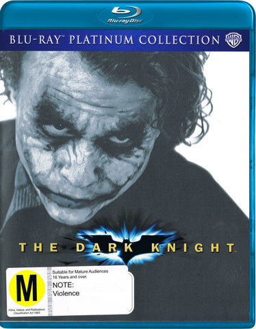DARK KNIGHT BLURAY 2 DISCS VG