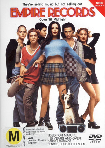 EMPIRE RECORDS DVD VG