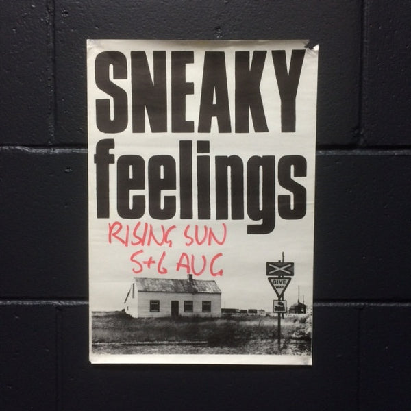 SNEAKY FEELINGS-ORIGINAL GIG POSTER