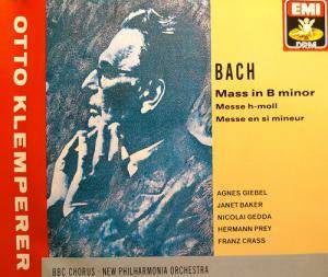 BACH-MASS IN B MINOR KLEMPERER 2CD VG+