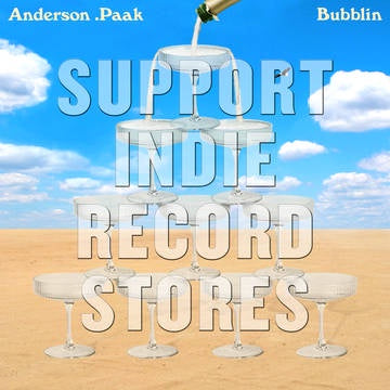 .PAAK ANDERSON-BUBBLIN CREAM VINYL 7" *NEW*