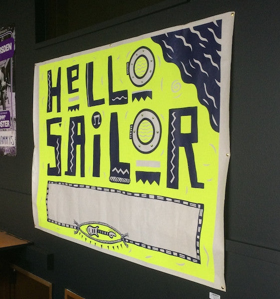 HELLO SAILOR-ORIGINAL GIG POSTER