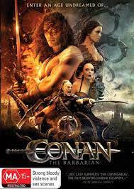 CONAN THE BARBARIAN-DVD VG