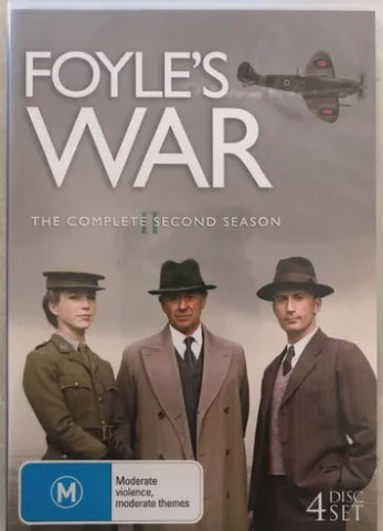 FOYLE'S WAR - COMPLETE SECOND SEASON 4DVD VG