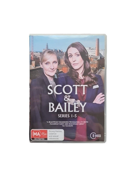 SCOTT AND BAILEY- SERIES 1-5 DVD VG