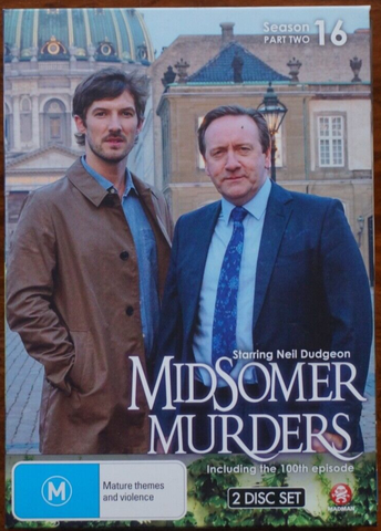 MIDSOMER MURDERS SEASON 16 PART TWO 2DVD VG