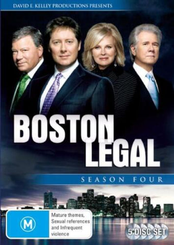 BOSTON LEGAL SEASON 4 DVD VG