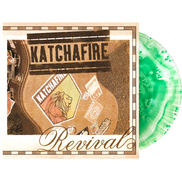 KATCHAFIRE-REVIVAL CLOUDY GREEN SWIRL VINYL LP *NEW*