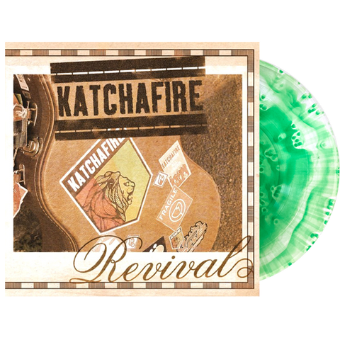 KATCHAFIRE-REVIVAL CLOUDY GREEN SWIRL VINYL LP *NEW*