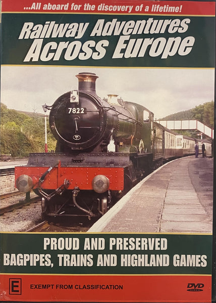 RAILWAY ADVENTURES ACROSS EUROPE-DVD NM