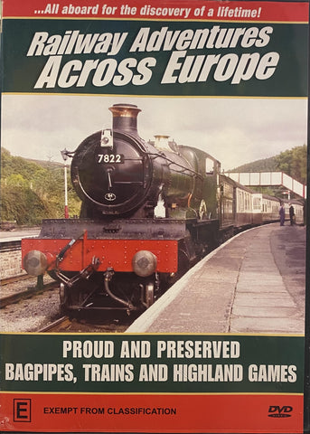 RAILWAY ADVENTURES ACROSS EUROPE-DVD NM