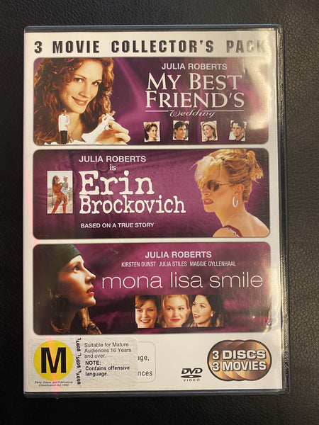 JULIA ROBERTS TRIPLE PACK-3DVD NM