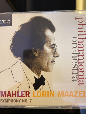 MAHLER-LORIN MAAZEL SYMPHONY NO.7 2CD VG
