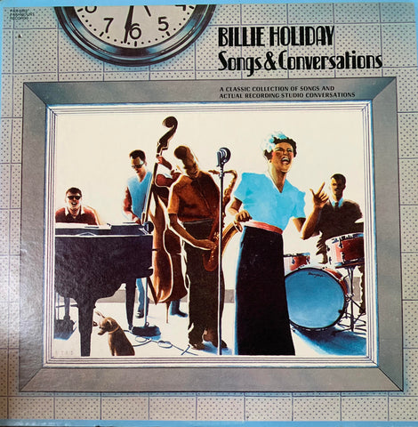 HOLIDAY BILLIE-SONGS & CONVERSATIONS LP VG+ COVER VG+