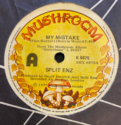 SPLIT ENZ-MY MISTAKE 7" VG