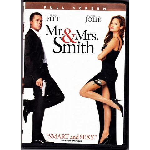 MR & MRS SMITH DVD VG