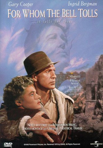 FOR WHOM THE BELL TOLLS REGION ONE DVD NM