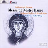 MACHAUT-  MESSE DE NOSTRE DAME CD NM