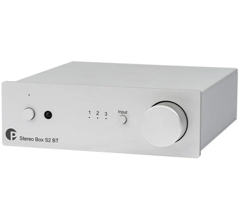 PROJECT-STEREO BOX S2 BT INTEGRATED AMPLIFIER WITH BLUETOOTH SILVER *NEW*