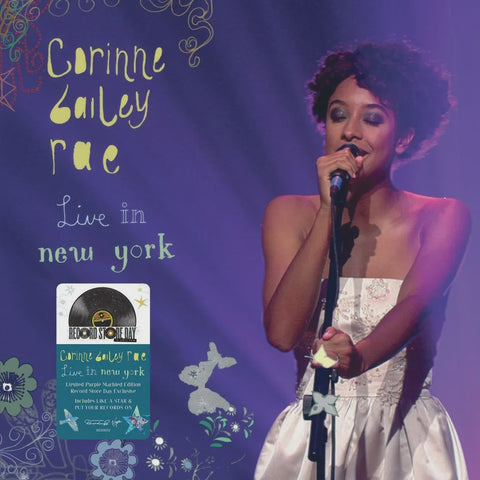 RAE CORINNE BAILEY-LIVE IN NEW YORK PURPLE MARBLED VINYL LP *NEW*
