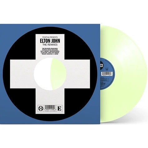 JOHN ELTON-POSITIVA PRESENTS ELTON JOHN REMIXES GLOW IN THE DARK VINYL LP *NEW*