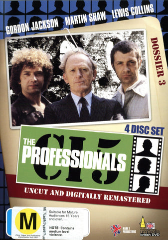 PROFESSIONALS THE CI5-DOSSIER 3 4DVD VG