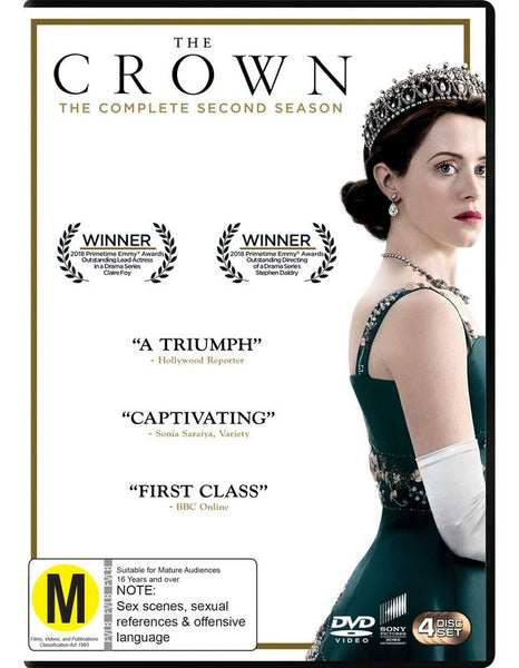 THE CROWN COMPLETE SECOND SEASON-4DVD NM