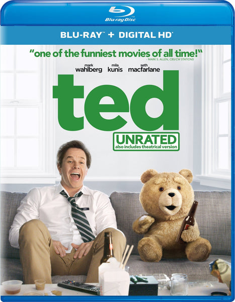 TED UNRATED-BLURAY REGION A NM
