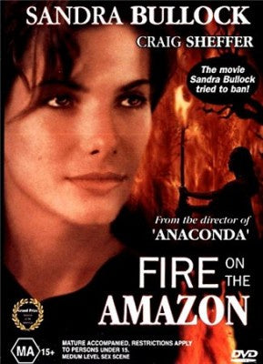 FIRE ON THE AMAZON- DVD VG+
