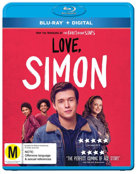 LOVE, SIMON BLU-RAY NM