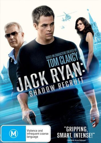 JACK RYAN: SHADOW RECRUIT DVD VG+