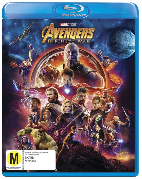 AVENGERS: INFINITY WAR BLU-RAY NM