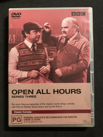 OPEN ALL HOURS - SERIES THREE DVD VG+