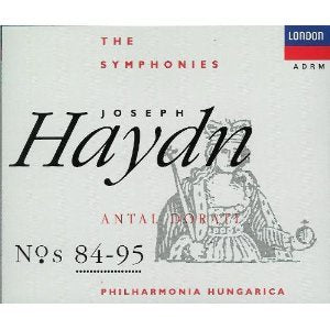 HAYDN: SYMPHONIES 84-95/ DORATI 4CD VG